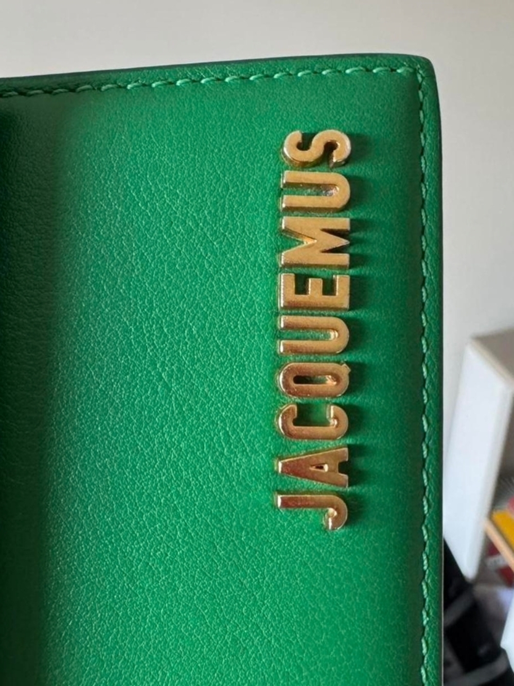 Jacquemus Green Shoulder Bag with Flap and Tab - Picture 4 of 10